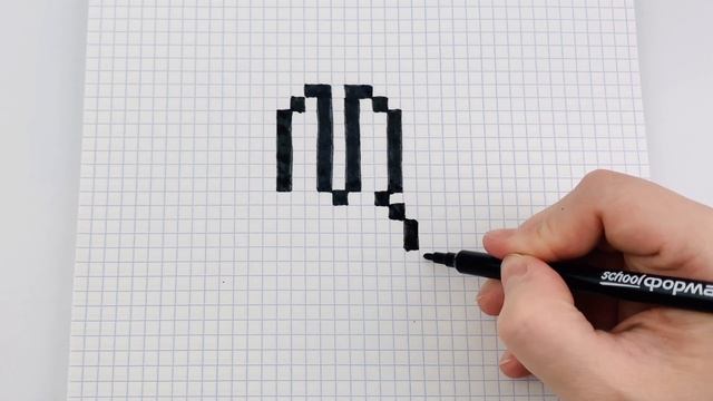 Как Рисовать Кролика ? по Клеточкам ? Рисунки по Клеточкам - Pixel Art смотреть онлайн
