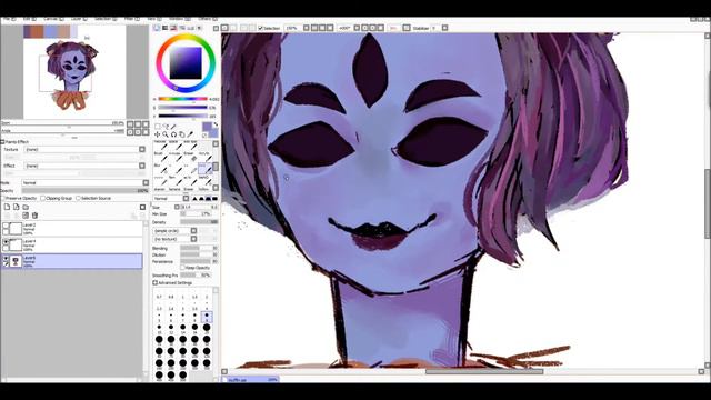 Muffet Speedpaint (Paint tool Sai) смотреть онлайн