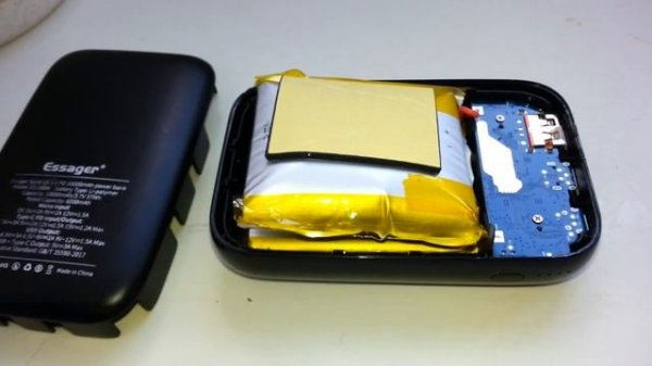 Вздулся аккумулятор на power bank essager 10000 mah