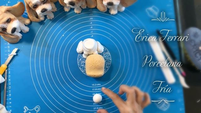 Cómo Hacer PERRO BATATA OREJAS | BASSET HOUND | Erica Ferrari Porcelana Fría | Tutorial Fácil смотреть онлайн