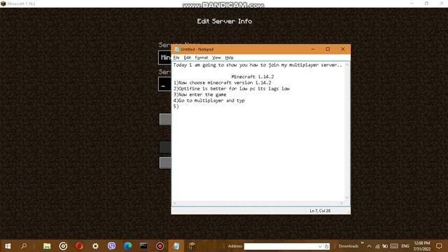 How to join my Minecraft multiplayer server. Minecraft 1.14.2 . Join my server. смотреть онлайн