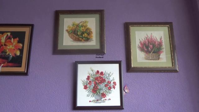 27!!! Вышивка в интерьере. КУХНЯ. Экскурсия в мир вышитых работ на наших стенах. смотреть онлайн