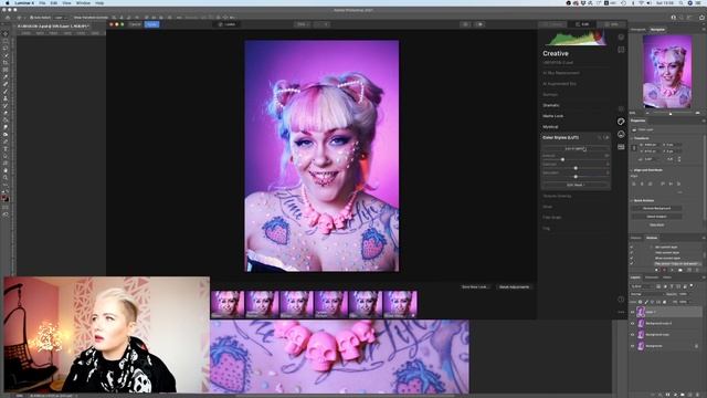 Edit Portrait Photos with Luminar and Photoshop Actions in 2 Minutes - Skylum Luminar смотреть онлайн