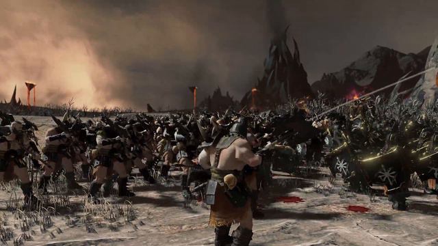 Chaos Dwarfs VS Norsca - Cinematic Battle (Total War: WARHAMMER) смотреть онлайн