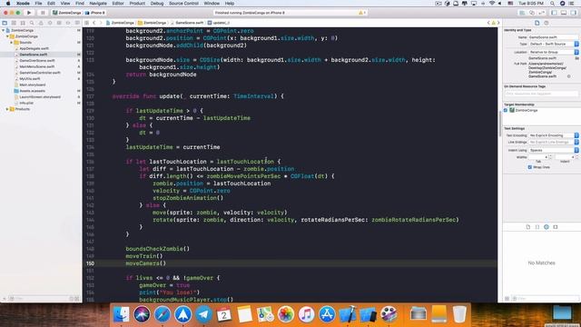 SpriteKit: Камера | Часть 5 | ZombieConga | Swift 4 | Xcode 9