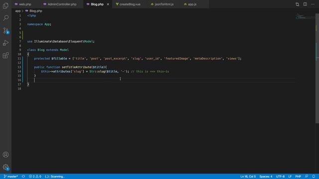 Generate unique slug using Laravel mutator | Full stack Laravel vue development | Part 37 смотреть онлайн