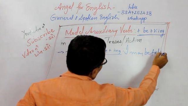 Modal Auxiliary Verbs in Continuous Tenses-Explained in Gujarati | Angel English Academy смотреть онлайн