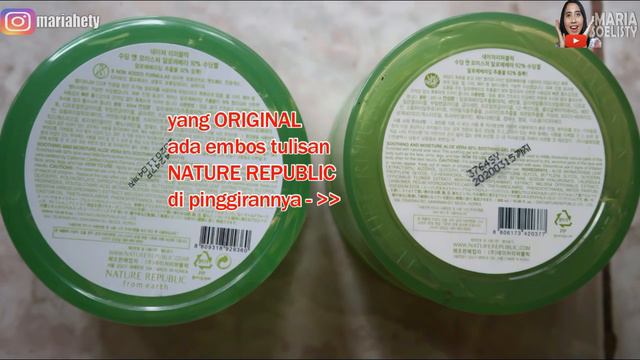 NATURE REPUBLIC ALOE VERA 92% SOOTHING GEL FAKE VS ORIGINAL KOREA | Maria Soelisty смотреть онлайн