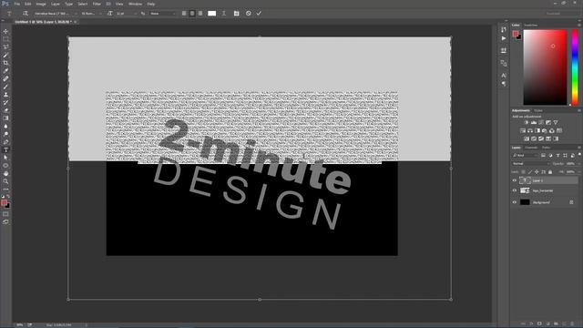 Text on Text | Photoshop CC смотреть онлайн