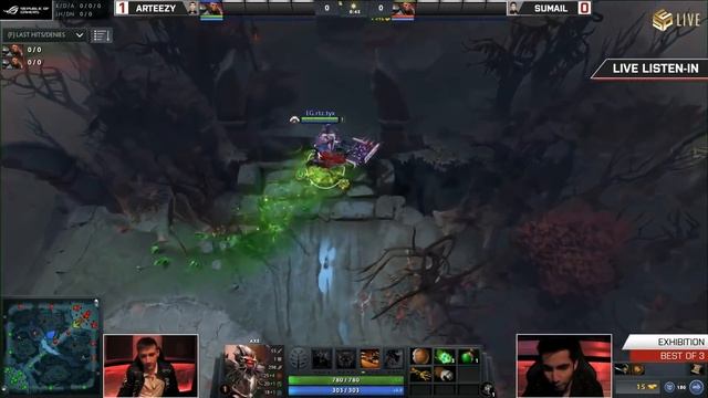 SUMAIL vs ARTEEZY - 1v1 MID SOLO SHOWMATCH! - WSOE DOTA 2 смотреть онлайн