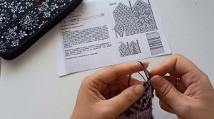 Норвежские жаккардовые варежки MIMI SELBU