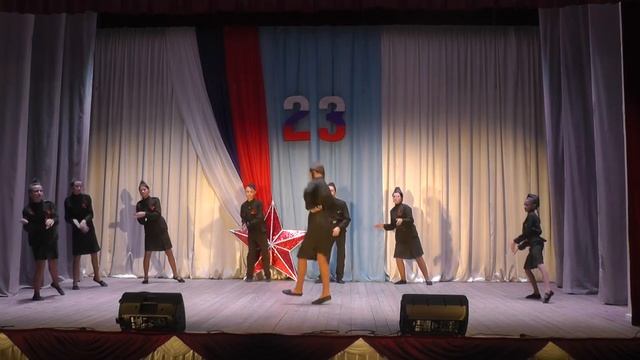 Танцевальная студия "Радуга" (средняя группа) - "Путь-дорожка фронтовая" смотреть онлайн