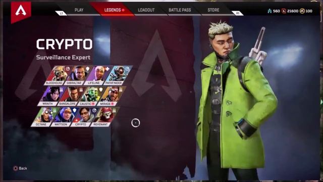 Apex Legends | RANKING Every Legendary Crypto Skins | ALL LEGENDARY CRYPTO SKINS смотреть онлайн