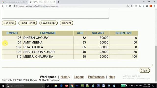 Use of logical Operator (AND,OR,NOT) in SQL SELECT Command Using ORACLE 10g Part -6|vrakshcademy смотреть онлайн