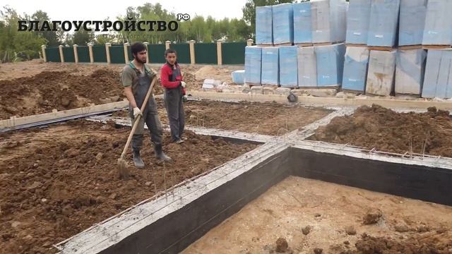 Строительство фундамента для дома // Обзор всех этапов ✔ смотреть онлайн