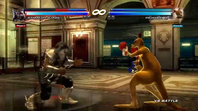 King & Armor King Vs Roger Jr & Alex Tekken Tag Tournament 2 смотреть онлайн