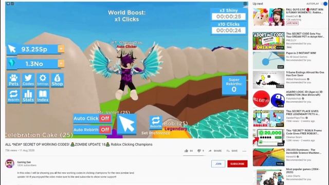 ALL NEW *HATS* UPDATE CODES! ?Ninja Clicker Simulator Roblox? смотреть онлайн