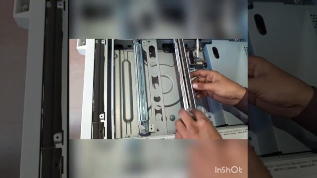 Cleaning the scanner's mirrors RICOH MP4000 MP5001 MP4002 Maintenance Photocopier смотреть онлайн