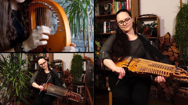 Skyrim: Ancient Stones - Ellyn Storm & Regina Kunkel cover (lyre, nyckelharpa, guitar) смотреть онлайн
