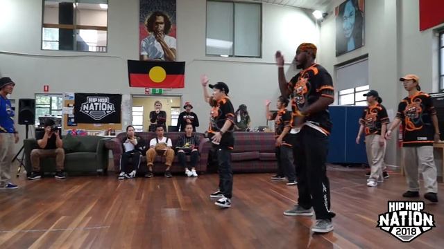 Midnight Marauders vs Groovy Gang | ROUND 1 | HIP HOP NATION 2018 смотреть онлайн