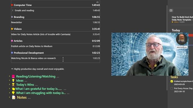 How To Build And Automate An Obsidian Daily Note Template - Part 2 смотреть онлайн