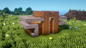 МАЛЕНЬКИЙ МОДЕРН ДОМ В МАЙНКРАФТЕ!