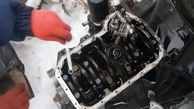 Снятие поршня двигателя Volkswagen 1.9 TDI AFN AVG смотреть онлайн