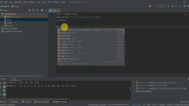 Introduction to Python Part 4 : Arrays (Continued) смотреть онлайн