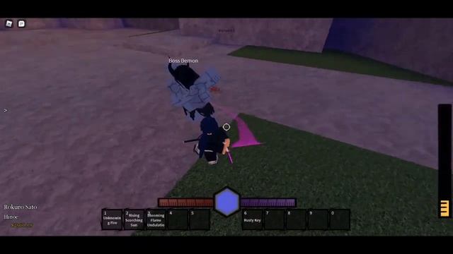 Wisteria Boss Demon 1 hit Only Fight|Roblox смотреть онлайн