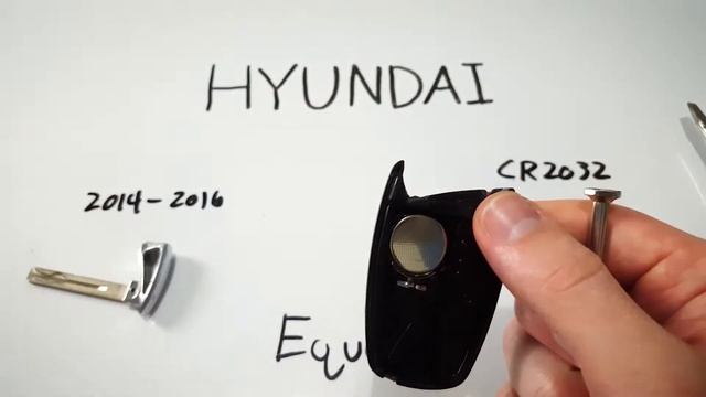 Hyundai Equus Key Fob Battery Replacement (2014 - 2016)