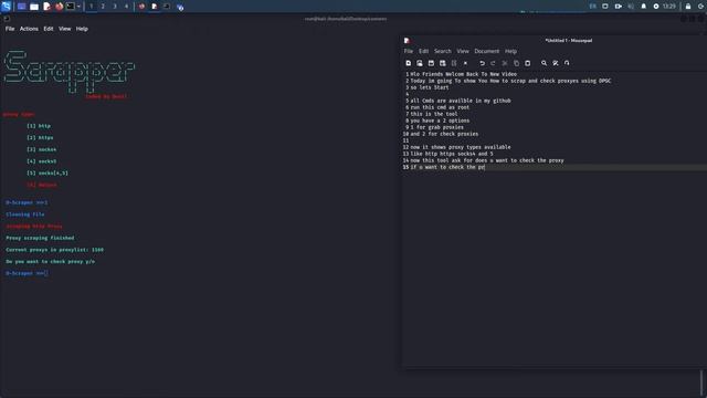 How To Scrap And Check Proxies Kali linux / Termux смотреть онлайн