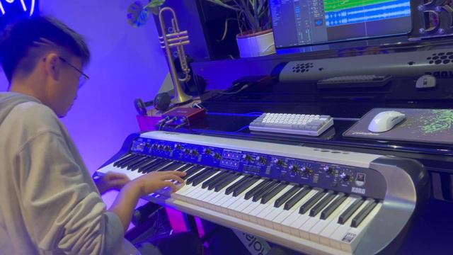 Moanin Piano Jazz Cover By Bobby Timmson (Korg SV2s Cover) смотреть онлайн