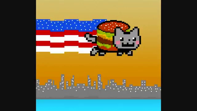 Le Nyan cat burger смотреть онлайн
