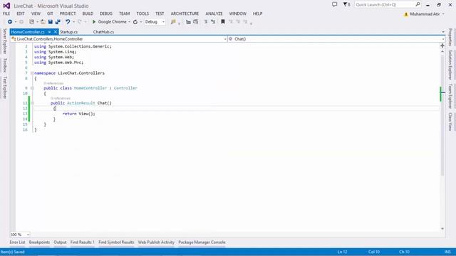 Introduction to SignalR in ASP.NET MVC - Chat Application смотреть онлайн