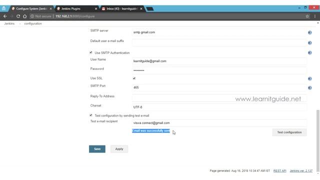 Configure Jenkins Mail Notification for Any Build Failures | Jenkins Tutorial смотреть онлайн