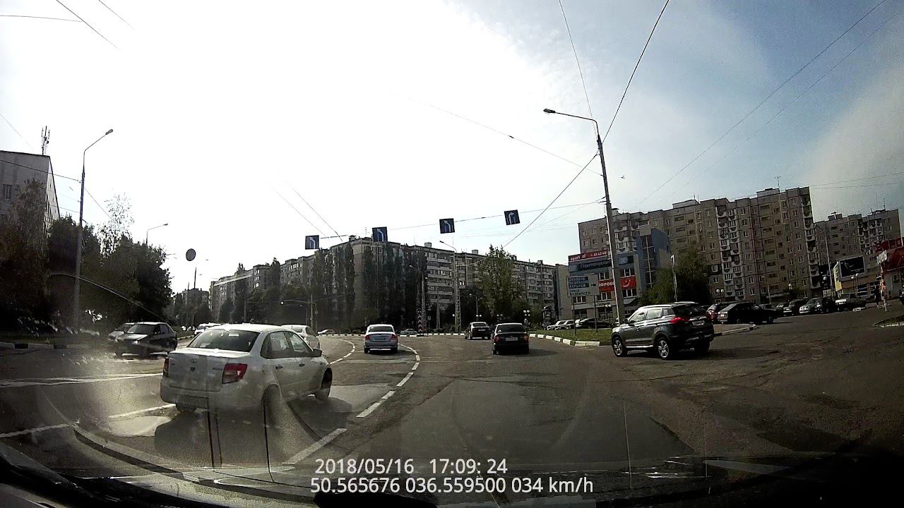 Белгород, ул. Архиерейская-ул. Буденного 2018.05.16 170728A