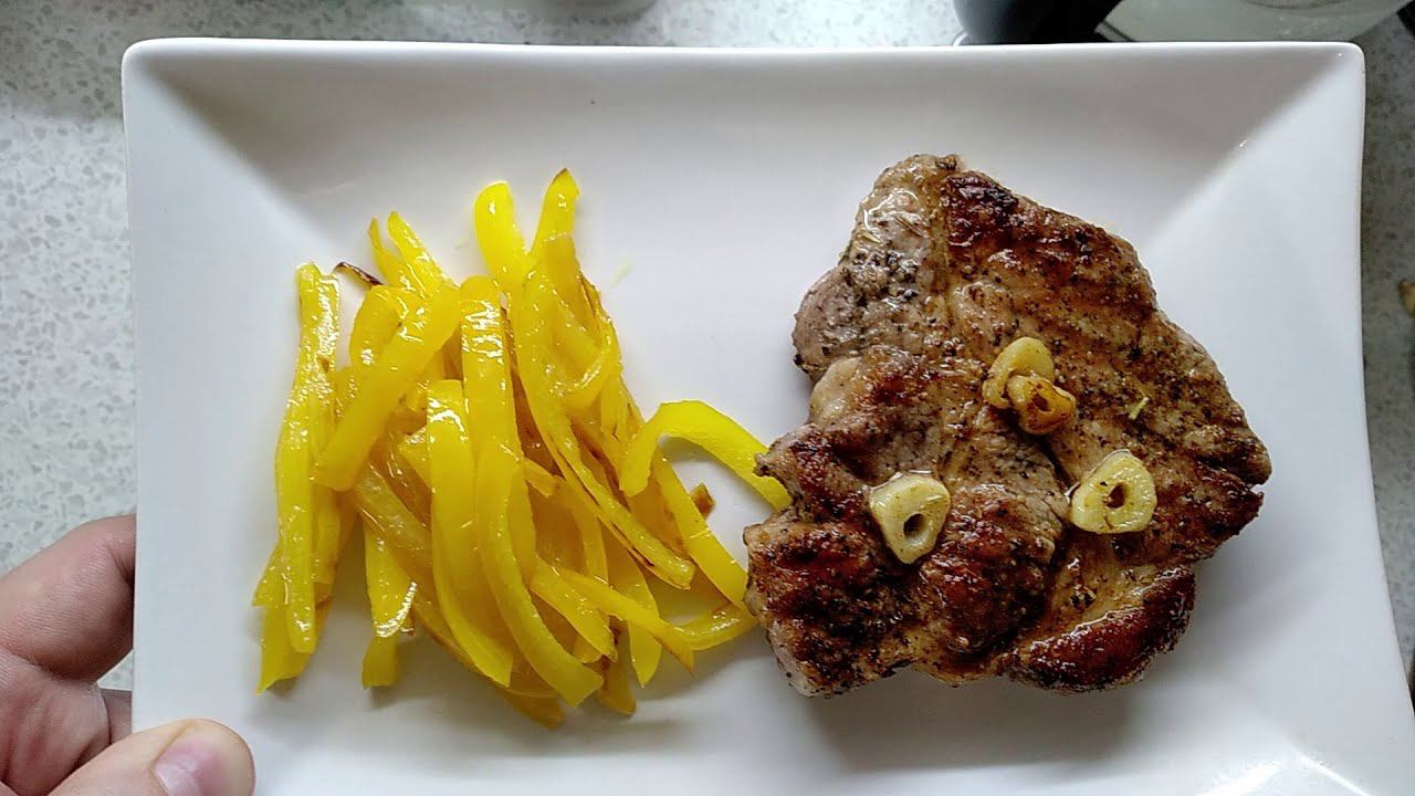 Готовим Стейк из свиной шейки (Ближние горки)