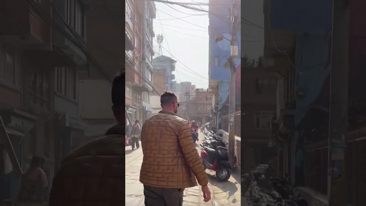Прогулка по Катманду#катманду #непал #путешествие #азия #улица смотреть онлайн