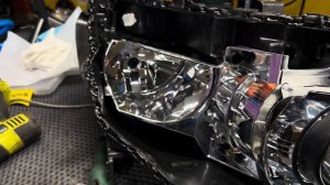 Тюнинг фар HONDA Airwave/ Установка модулей, ДХО, диодов в дальний/ Восстановление стекол. До/После