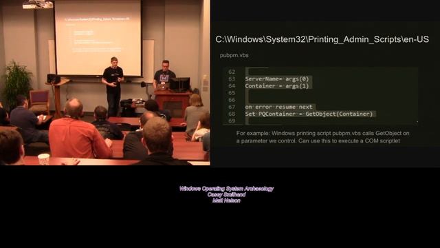 BSides Nashville 2017 Red01 Windows Operating System Archaeology Casey Smithand Matt Nelson смотреть онлайн