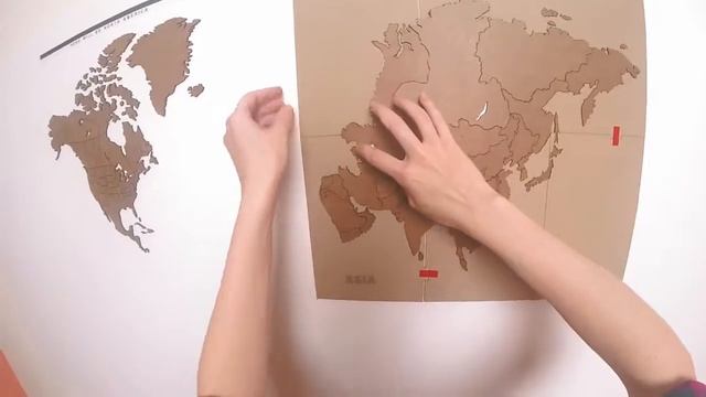 Собираем деревянный пазл World Map True Puzzle от Mimi. Видеоинструкция смотреть онлайн