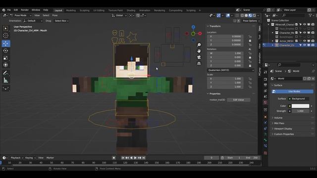 Как сделать Майнкрафт арт в Blender #1 смотреть онлайн