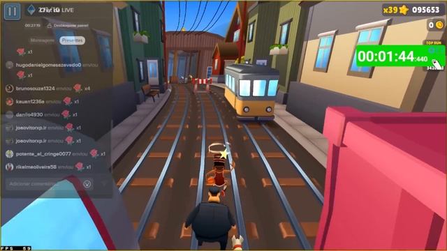 Subway Surfers NO COINS (hoverboard/keys) 03:24,573