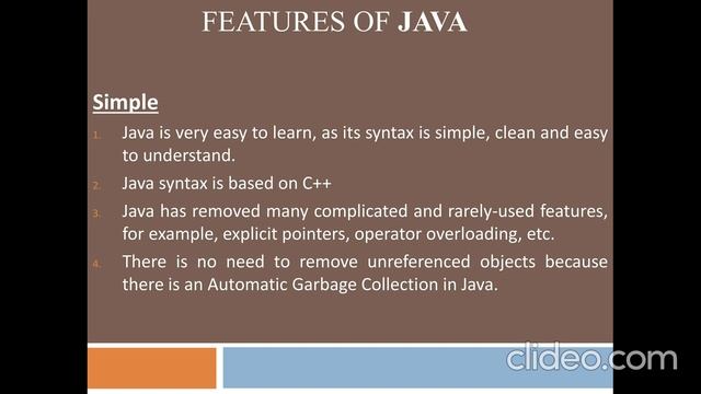 Chapter 1- Introduction to JAVA смотреть онлайн