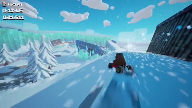 Bears Can't Drift!? Arctic Time Trial Gold 1 of 4 смотреть онлайн