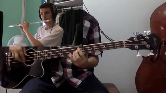 Moça Bonita - Geraldo Azevedo | Bass and Flute Cover ft. Lu смотреть онлайн