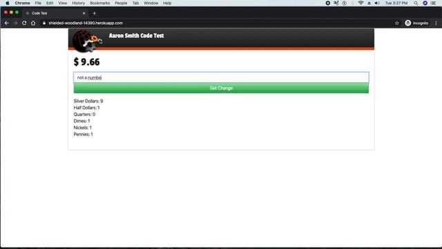 Code test: Written in React and Node (express, bootstrap) смотреть онлайн