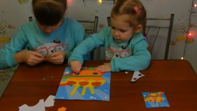 Развиваем Моторику Рук/Аппликация Тортик/ смотреть онлайн