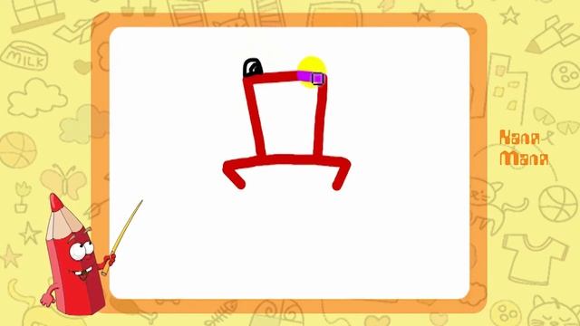 Изучаем русский алфавит.Буква Д.Развивающие видео уроки для детей. смотреть онлайн