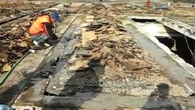 Алмазная резка перекрытия на крыше склада смотреть онлайн